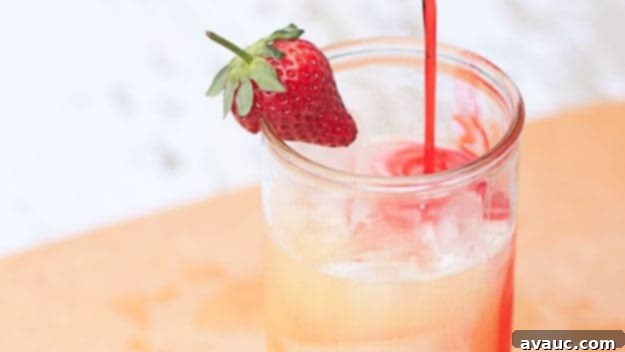 Refreshing Orange Berry Spritzer, a perfect summer drink for parties or relaxing. Design Eat Repeat