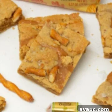 caramel apple kitchen sink cookie bars