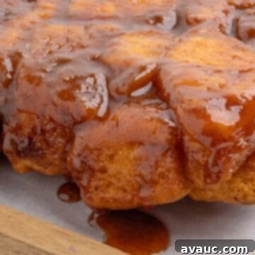 Monkey Bread in a 9x13 Pan 13 9x13 pan butterscotch monkey bread, golden and gooey, ready to serve.