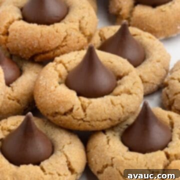 Peanut Butter Kiss Cookies 10 Classic Peanut Butter Blossom Cookies with Hershey's Kisses