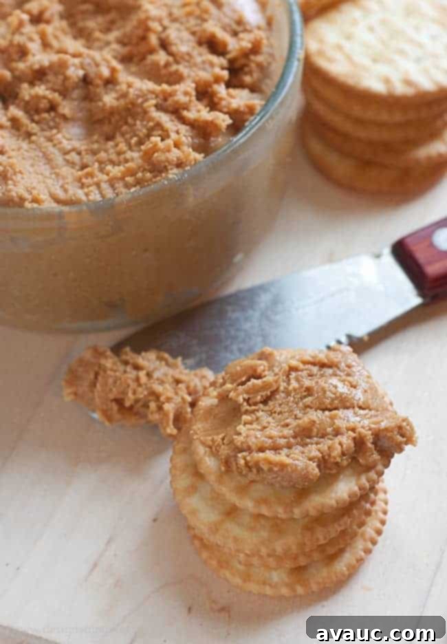 Homemade Peanut Butter made with Peanuts, Honey, and Olive Oil