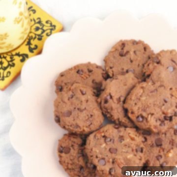 Double Chocolate Almond Flour Cookies #almondflourcookies #doublechocolatecookies