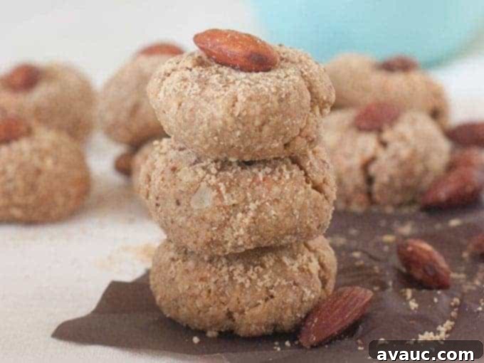 A plate of Peanut Butter Almond Oat Yogurt Bites, fresh out of the oven