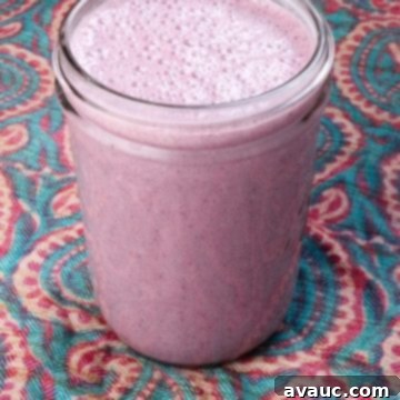Healthy PB&J Smoothie (No Added Sugar)