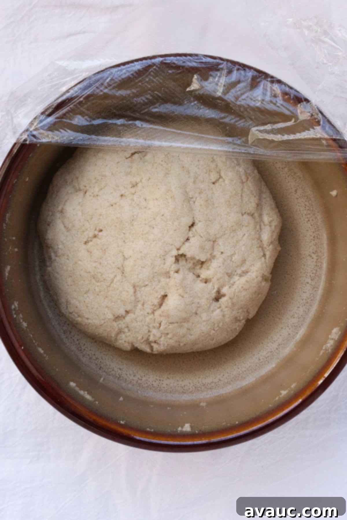 Savory Gluten-Free Sardine Empanadas 6 A ball of gluten-free dough for empanadas in a bowl