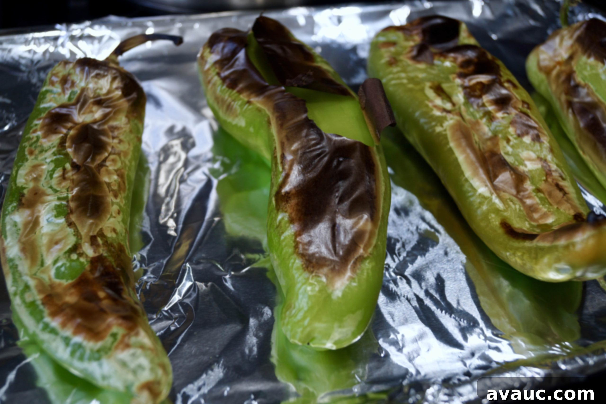 Simple ways to roast green chiles at home #roastedgreenchiles