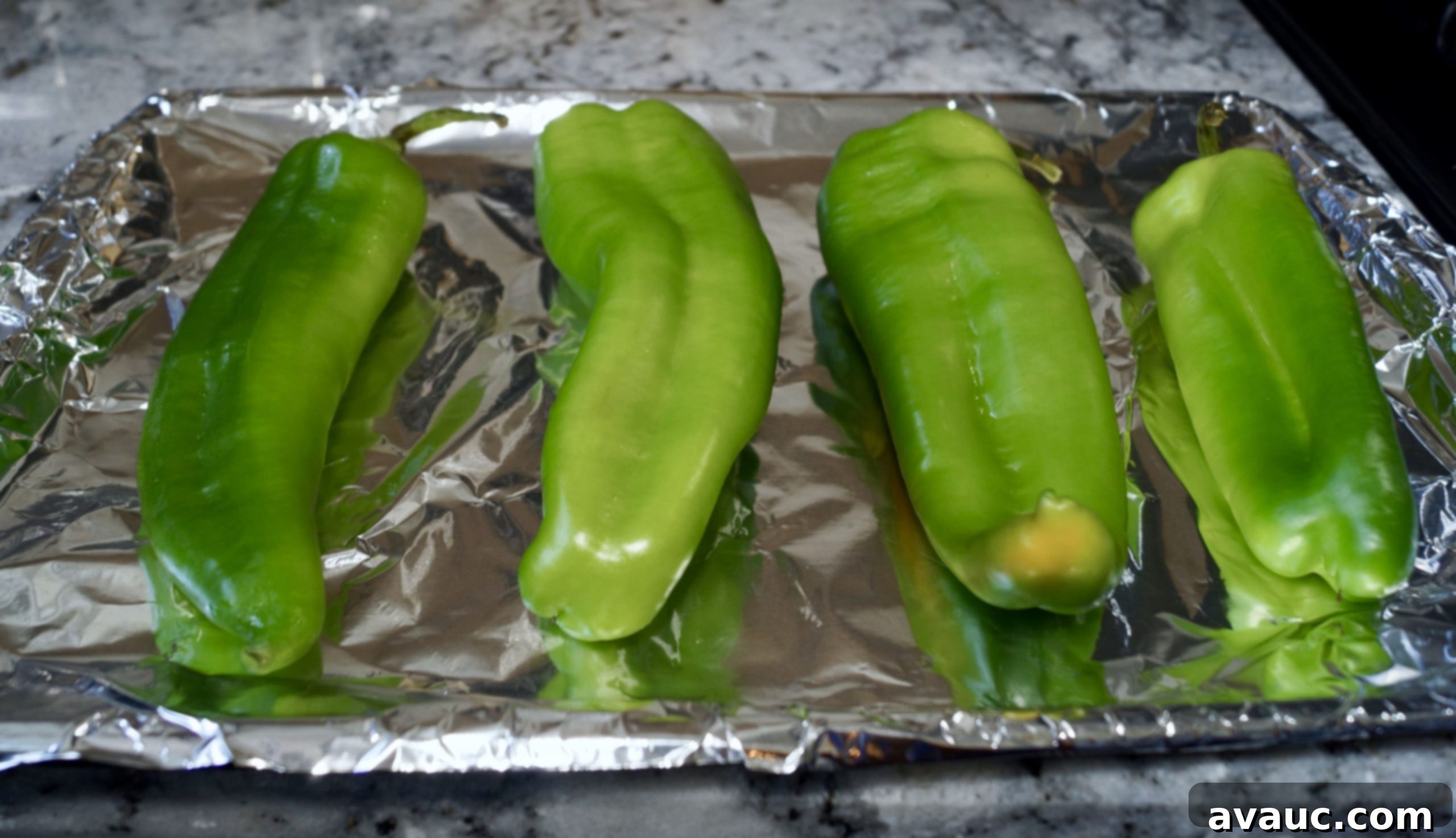 Chiles ready to roast #roasted green chiles