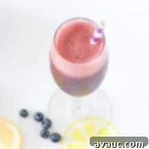 Zesty Blueberry Moscato Spritzers 5 Blueberry Lemon Moscato Spritzer - A perfect blend of sweet Moscato, fresh blueberries, and zesty lemon.