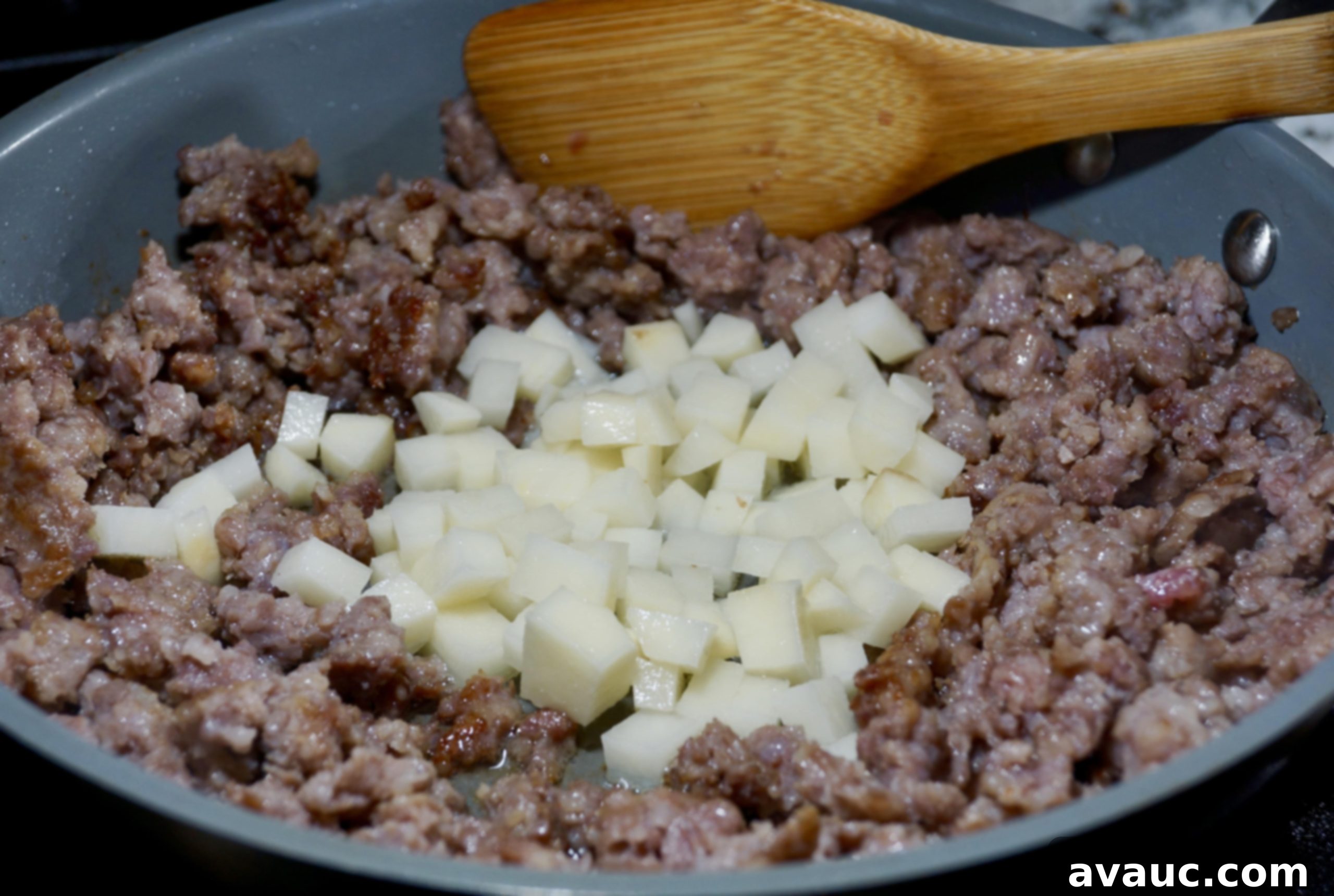 Spicy ground pork omelet #groundporkomelet