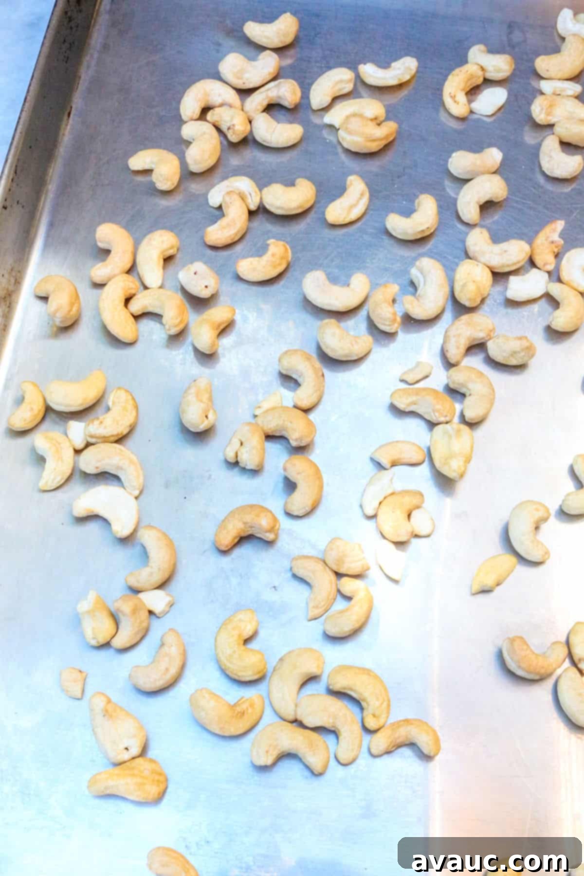 Velvet Mexican Cinnamon Cashew Cream 4 Sheet pan with cashews