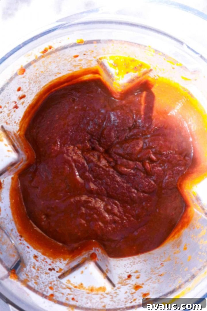 A Gluten-Free Take on Mole Poblano 6 Mole poblano in blender