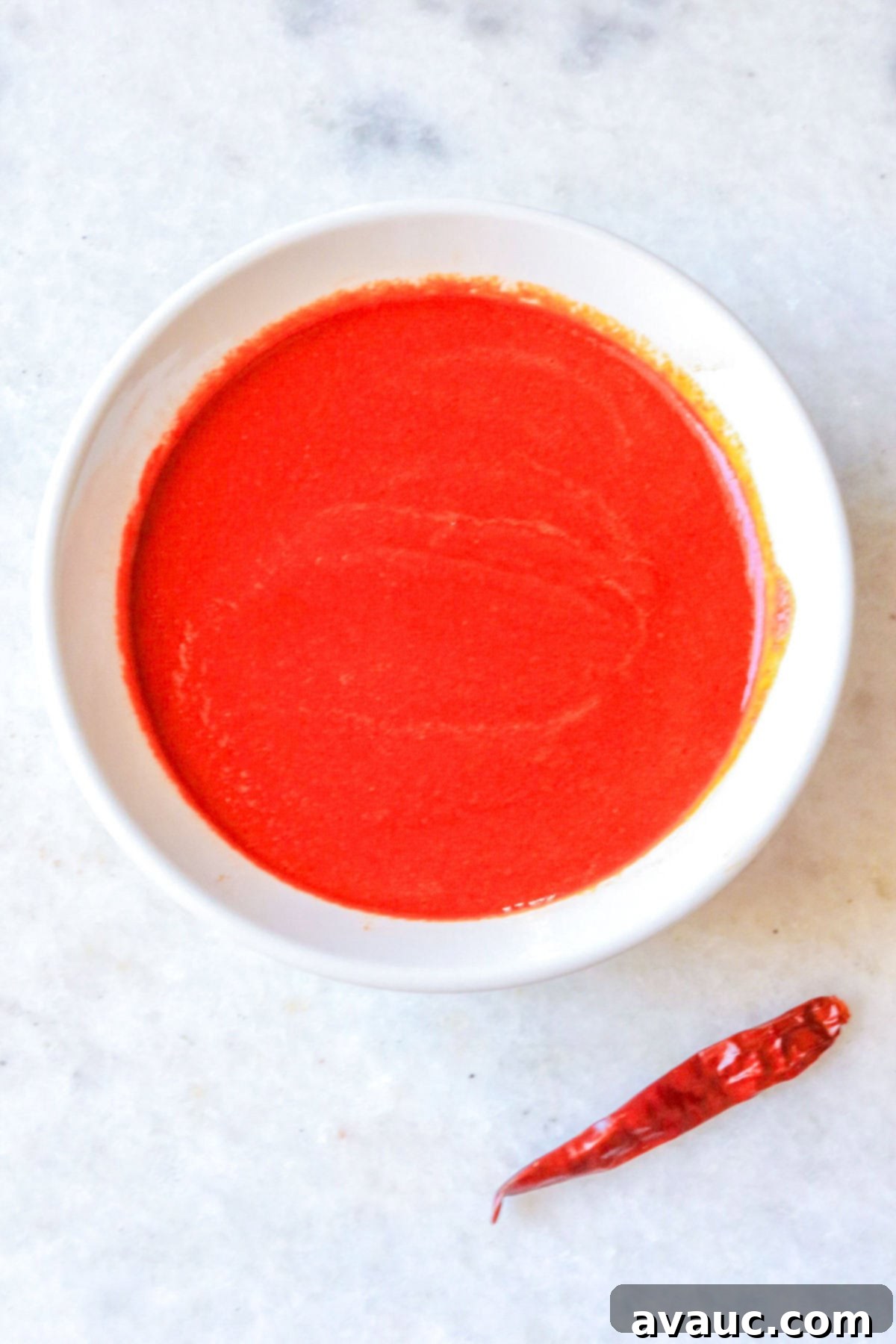 Hearty White Pozole 11 Red chile sauce for pozole blanco
