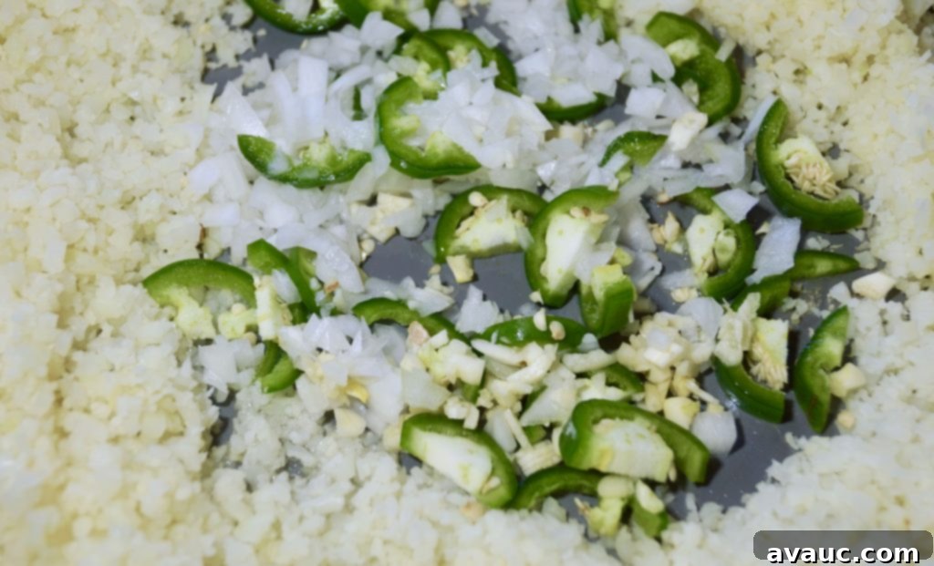 jalapeño lime cauliflower rice #jalapenolimecauliflowerrice