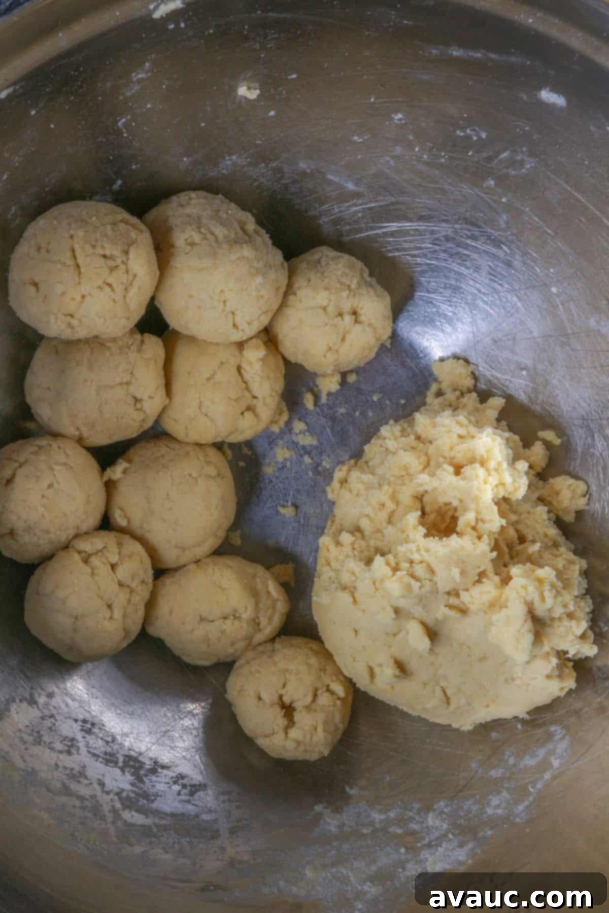 Delightful Gluten-Free Pineapple Empanadas 9 Dividing empanada dough into equal portions